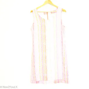 Orange, Pink, & White Boxy Graphic Dress (Charming Charlie)