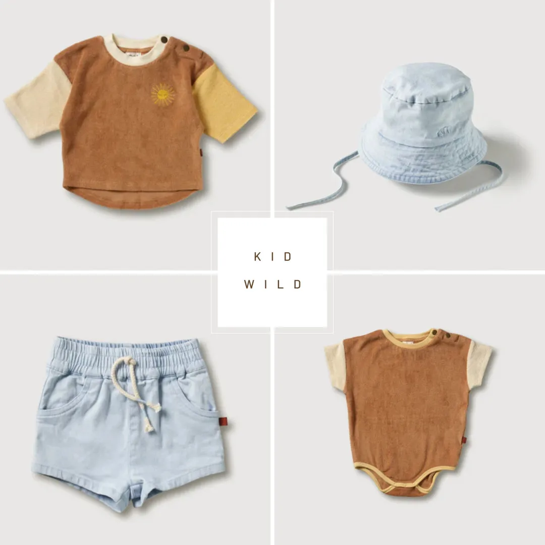 Organic Boxy Sweatshirt - Colorblock