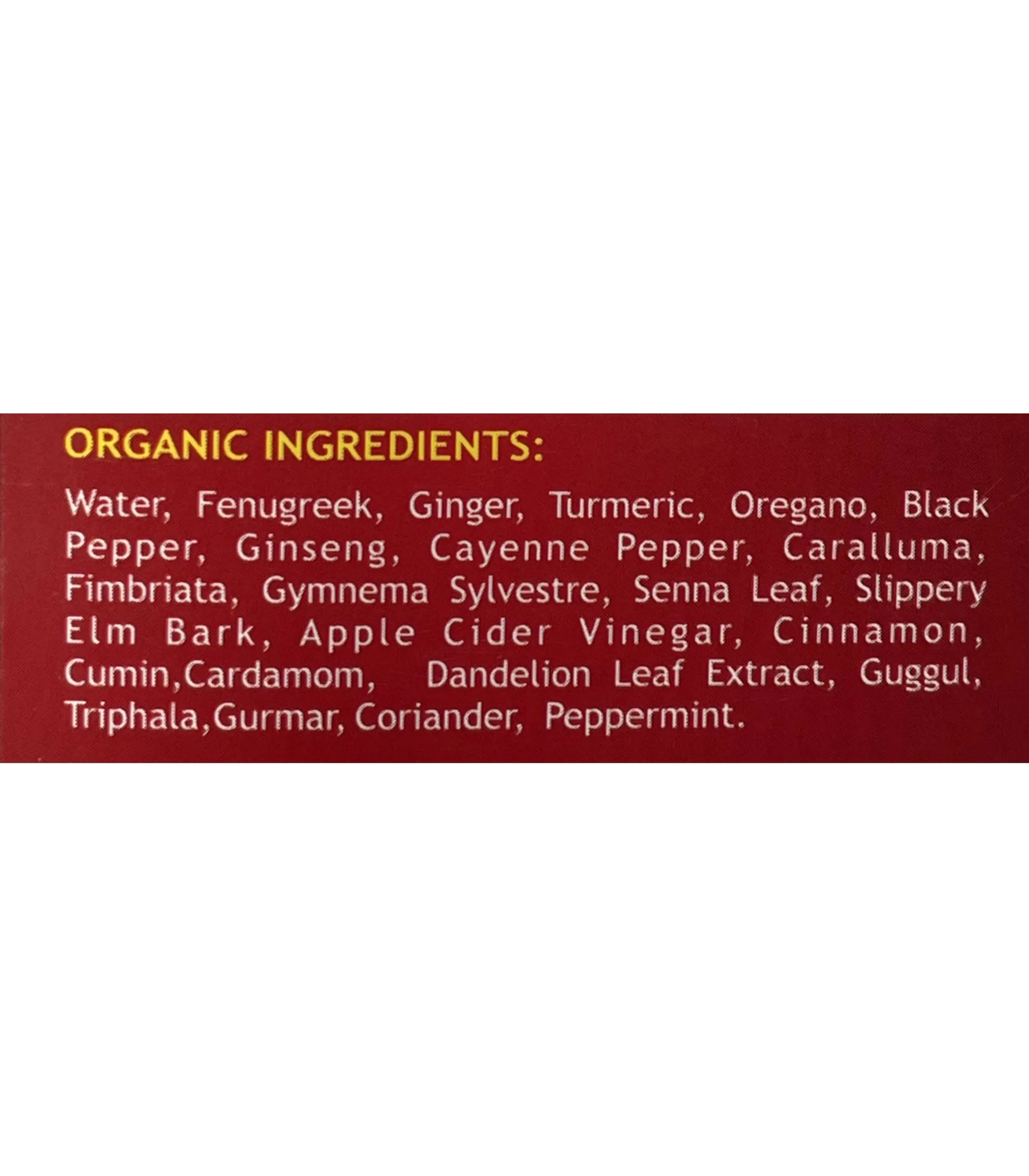 ORGANIC FIRM & FLAT BELLY DETOX & ENERGIZER.