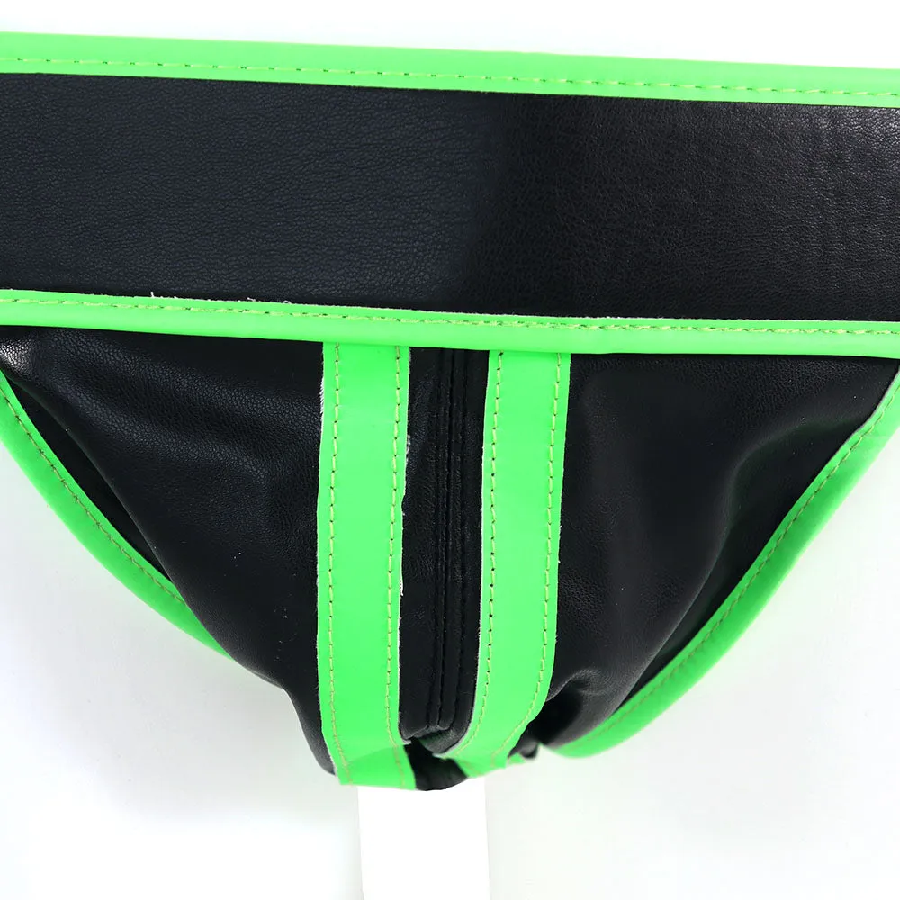 Ouch! Glow In The Dark Striped Jock Strap in L/XL
