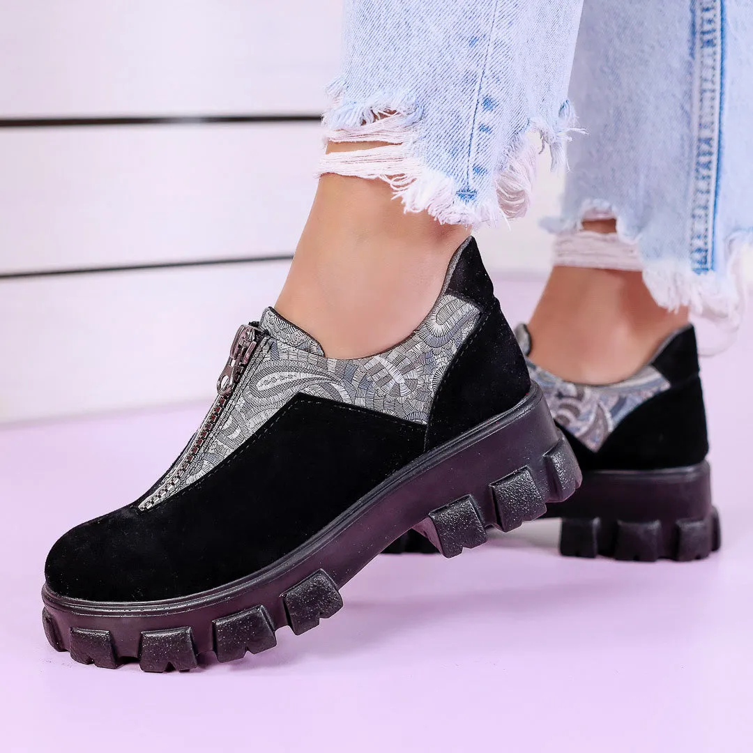 Pantofi casual Flaviya - Grey