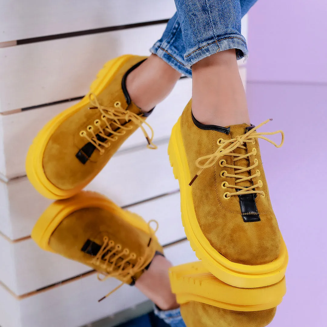 Pantofi casual Solina - Camel
