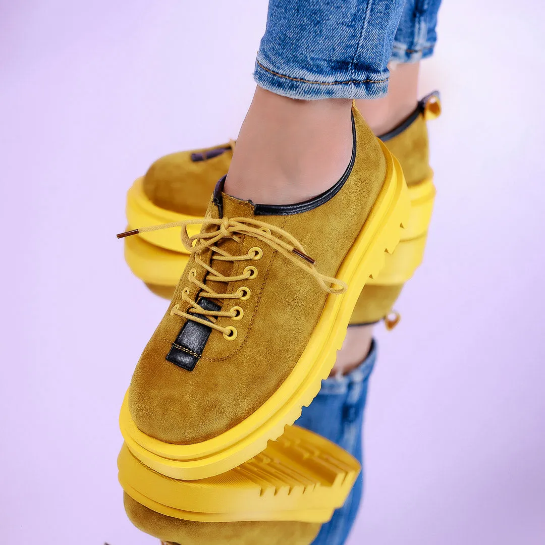 Pantofi casual Solina - Camel