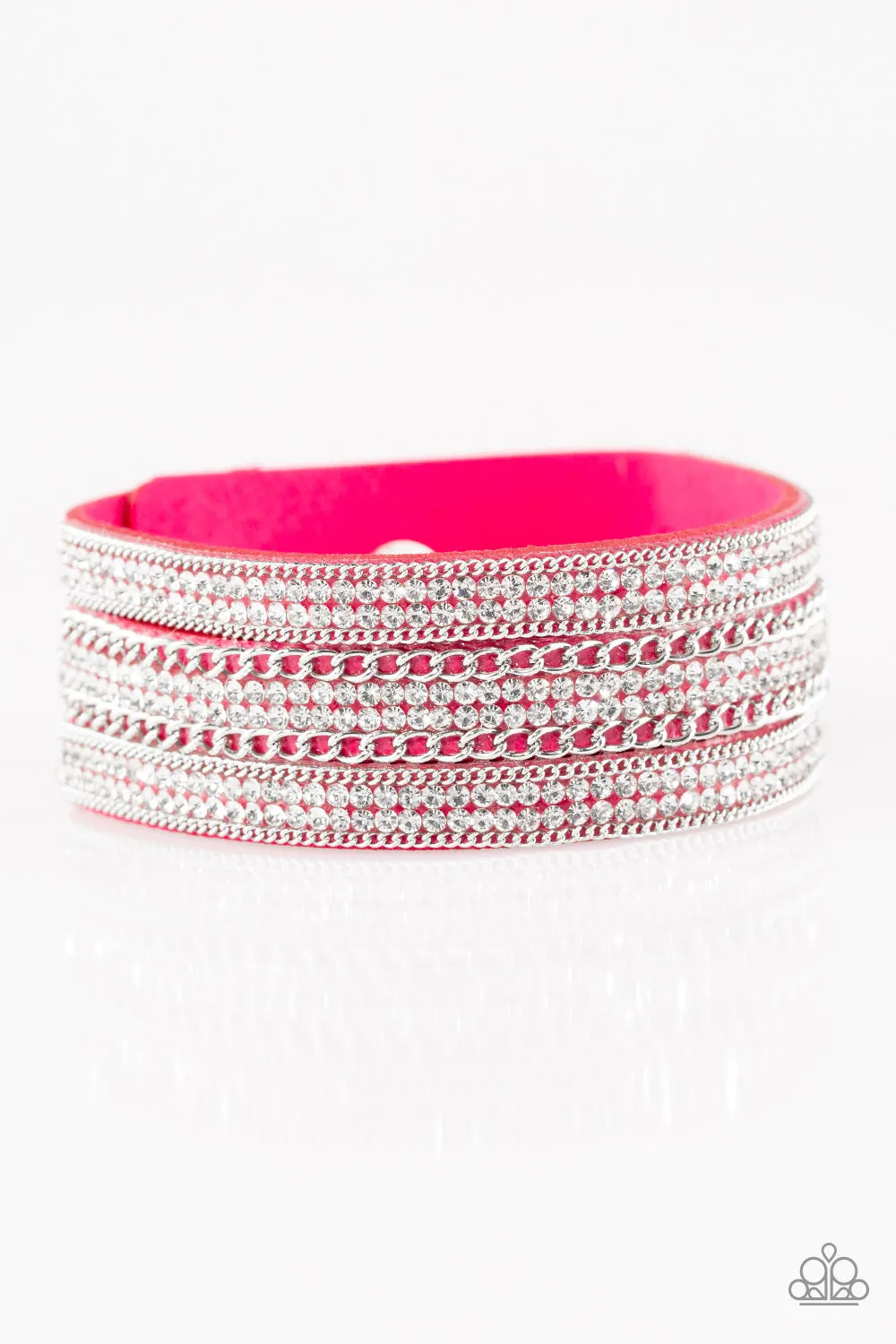 Paparazzi - Dangerously Drama Queen - Pink Urban Bracelet