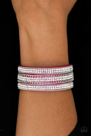Paparazzi - Dangerously Drama Queen - Pink Urban Bracelet