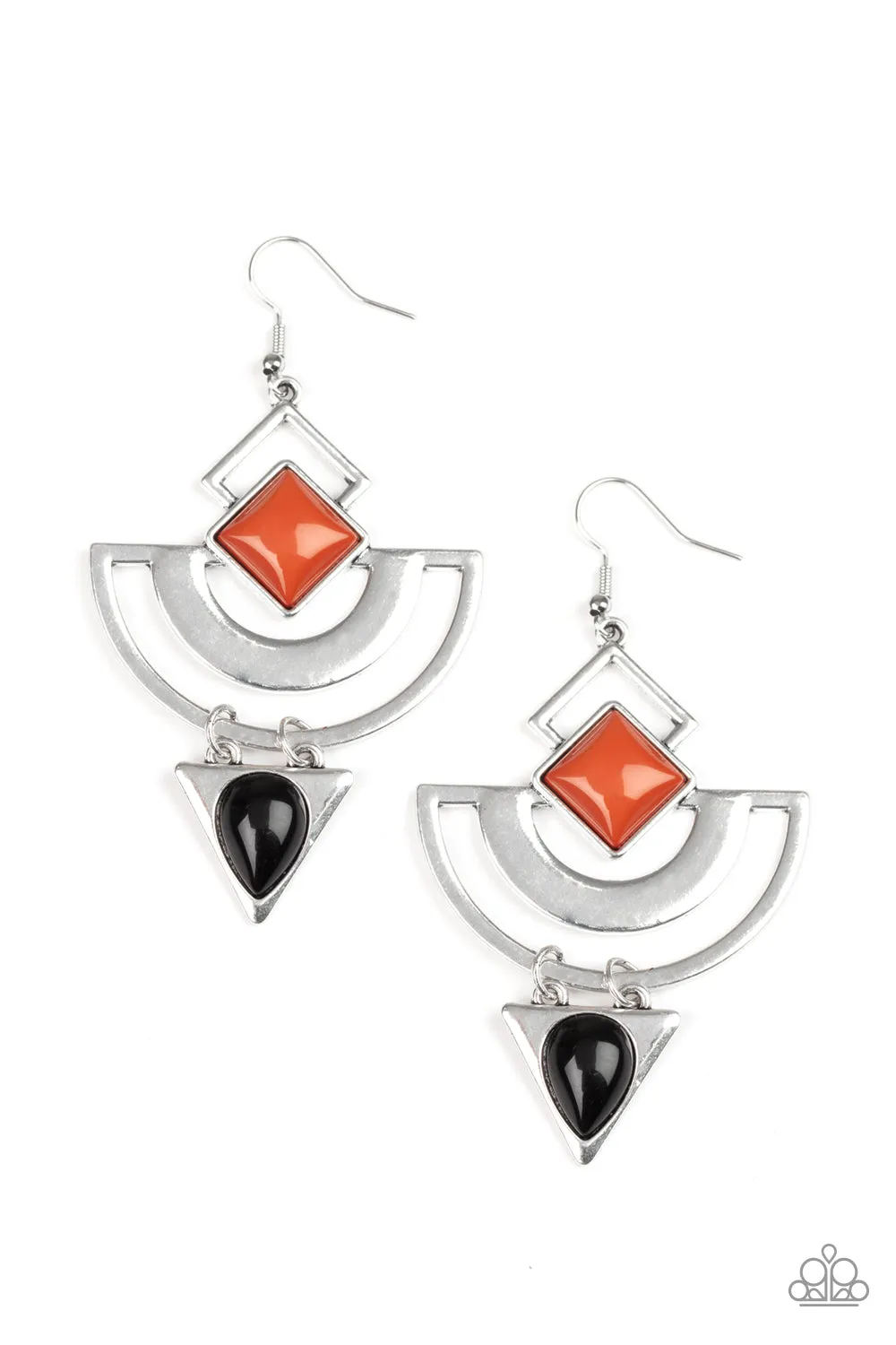 Paparazzi - Geo Gypsy - Multi  -Earring