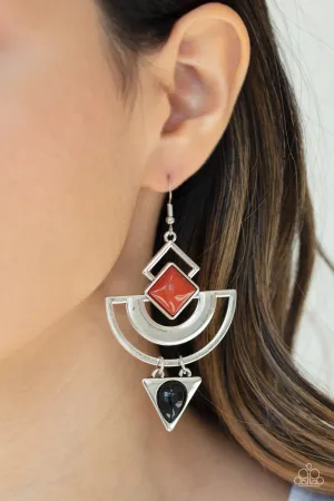Paparazzi - Geo Gypsy - Multi  -Earring
