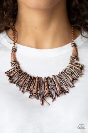 Paparazzi - In The MANE Stream - Copper Necklace
