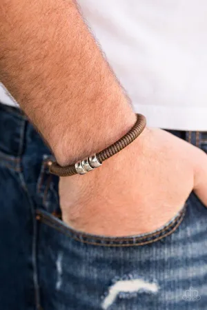 Paparazzi - One For The Trail - Brown Urban Bracelet