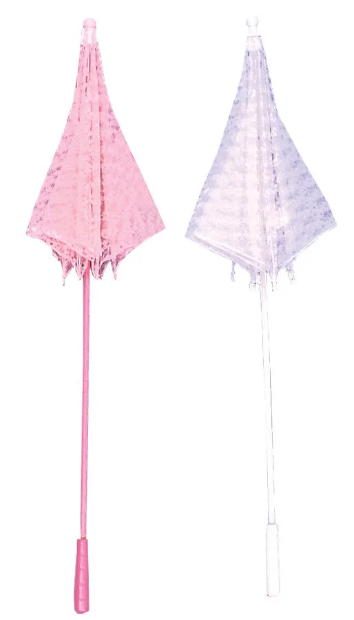 Parasol Lace White  Costume Accessories