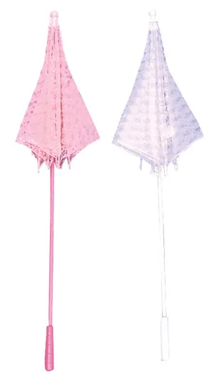Parasol Lace White  Costume Accessories