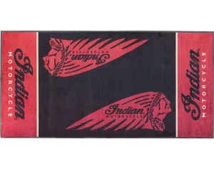 Parking Mat for Garage, Red/Black