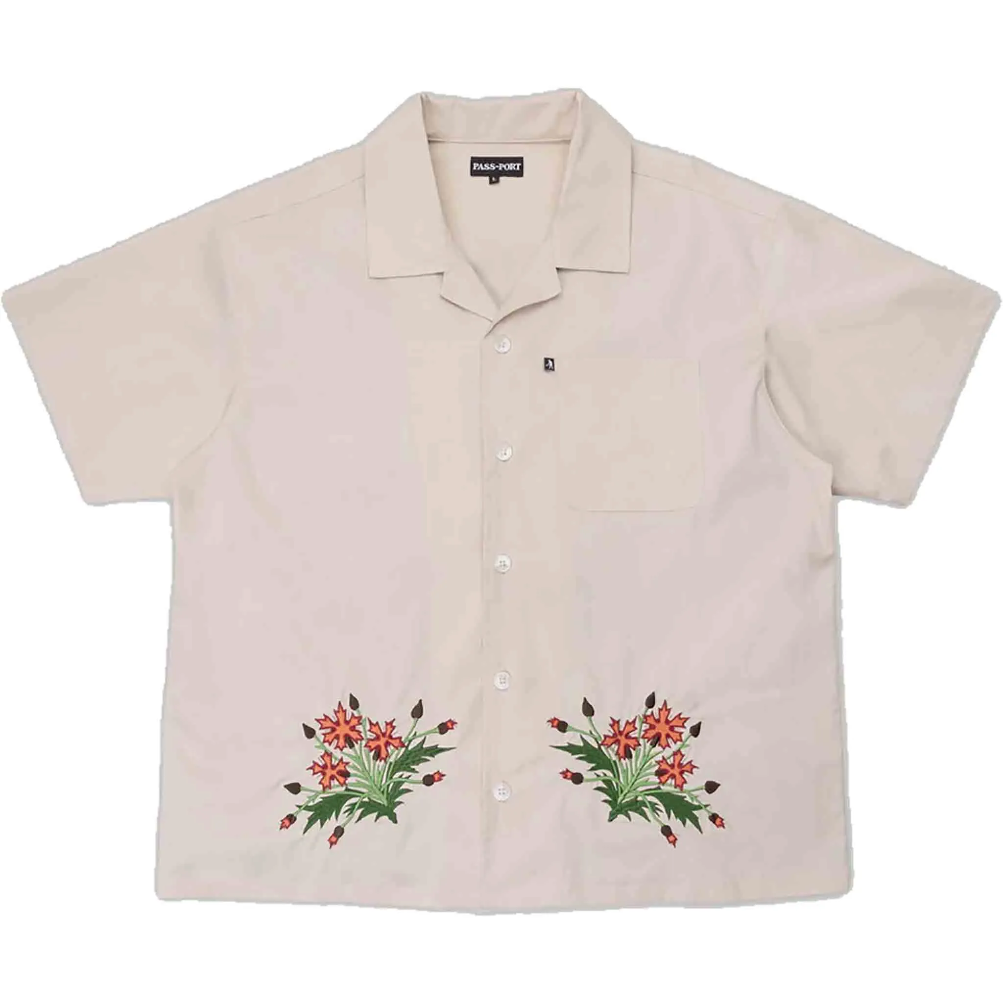 Passport Bloom Casual Shirt Cream