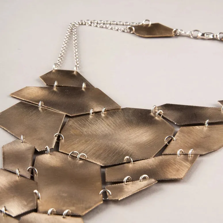 PATCHWORK STATEMENT NECKLACE