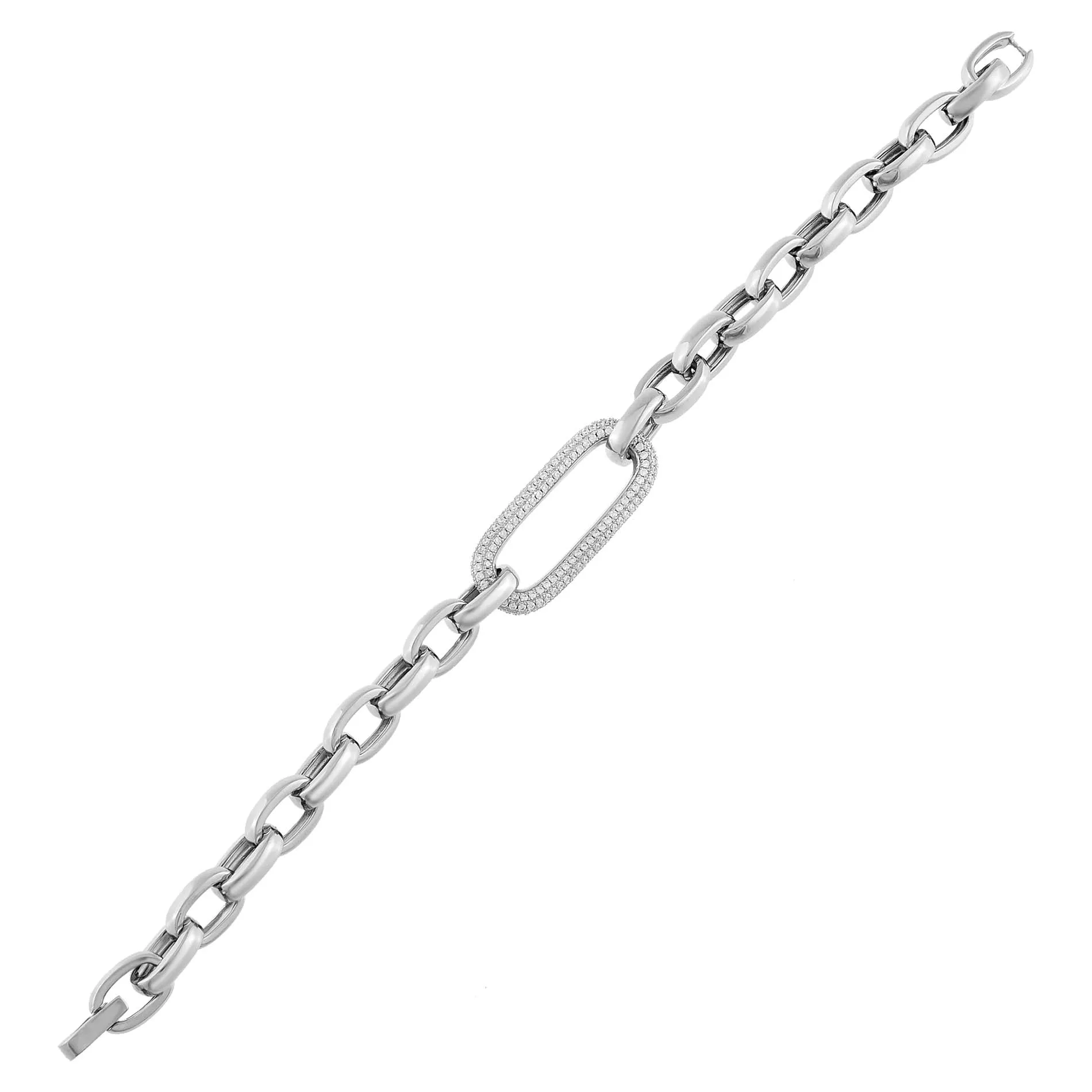 Pavé Statement Chain Bracelet