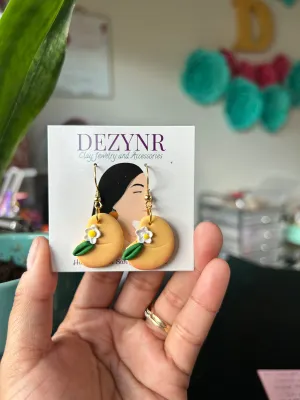 Peach dangles