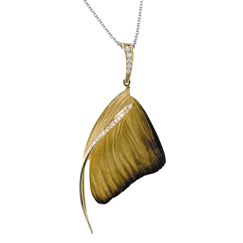 Pendant in 18k Gold with Diamonds