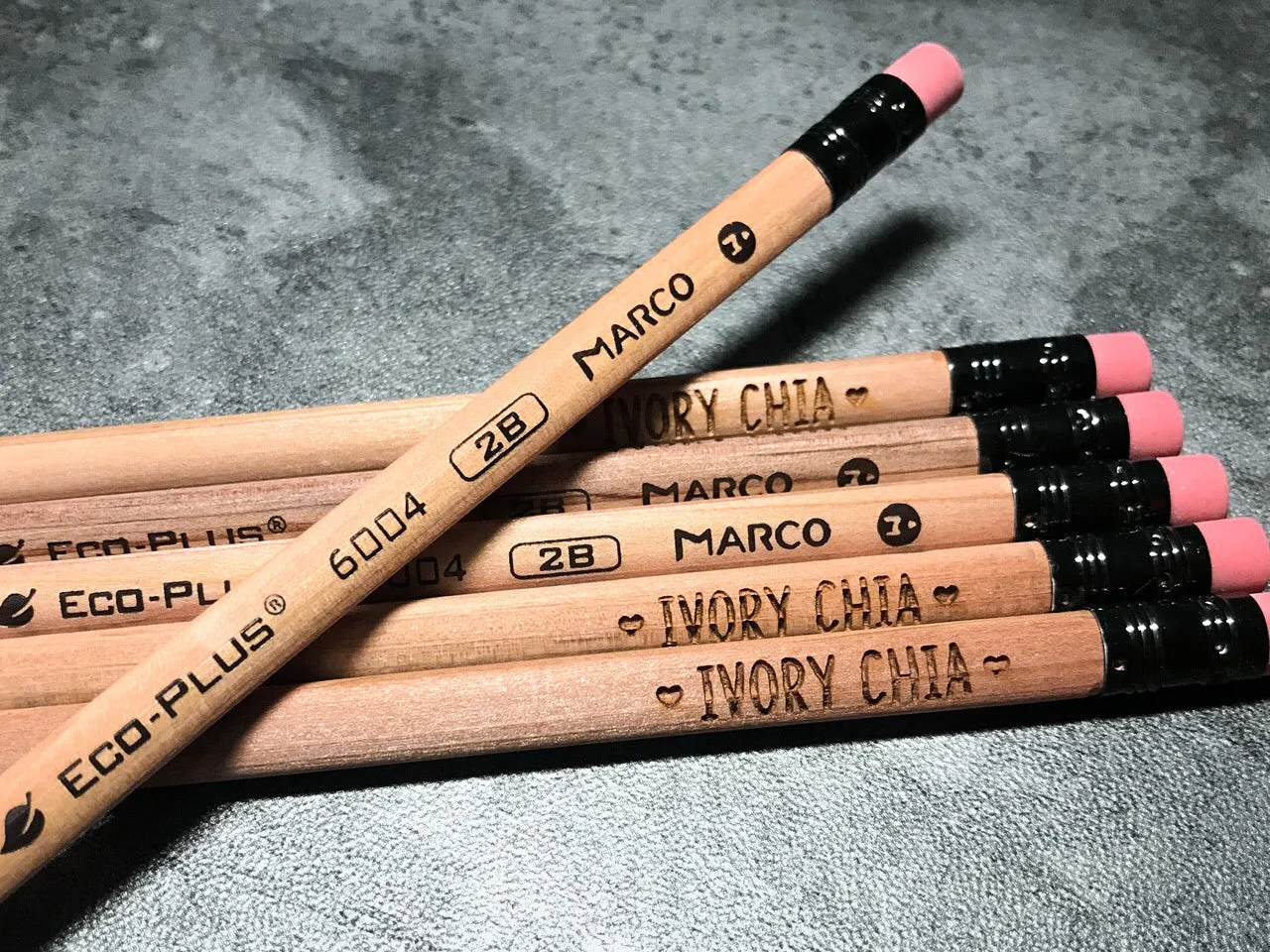 Personalised Pencil & Pouch (6pcs)