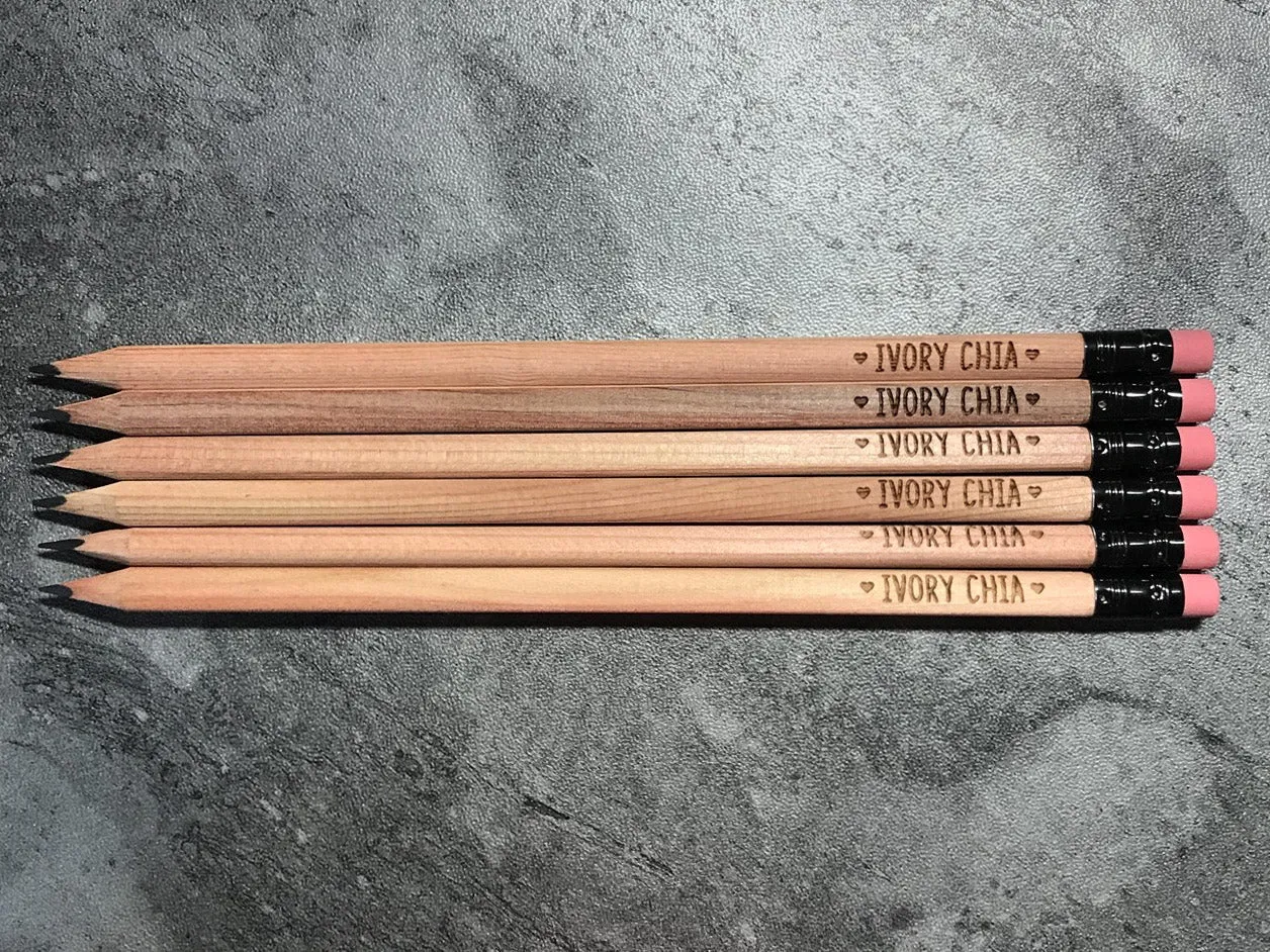 Personalised Pencil & Pouch (6pcs)