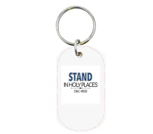 Personalized Leather Keychain - Dog Tag
