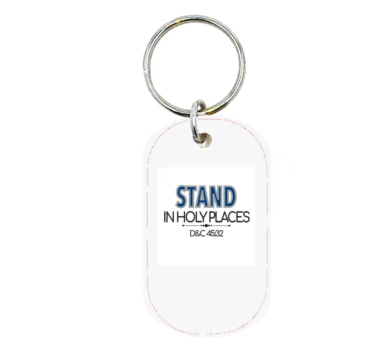 Personalized Leather Keychain - Dog Tag