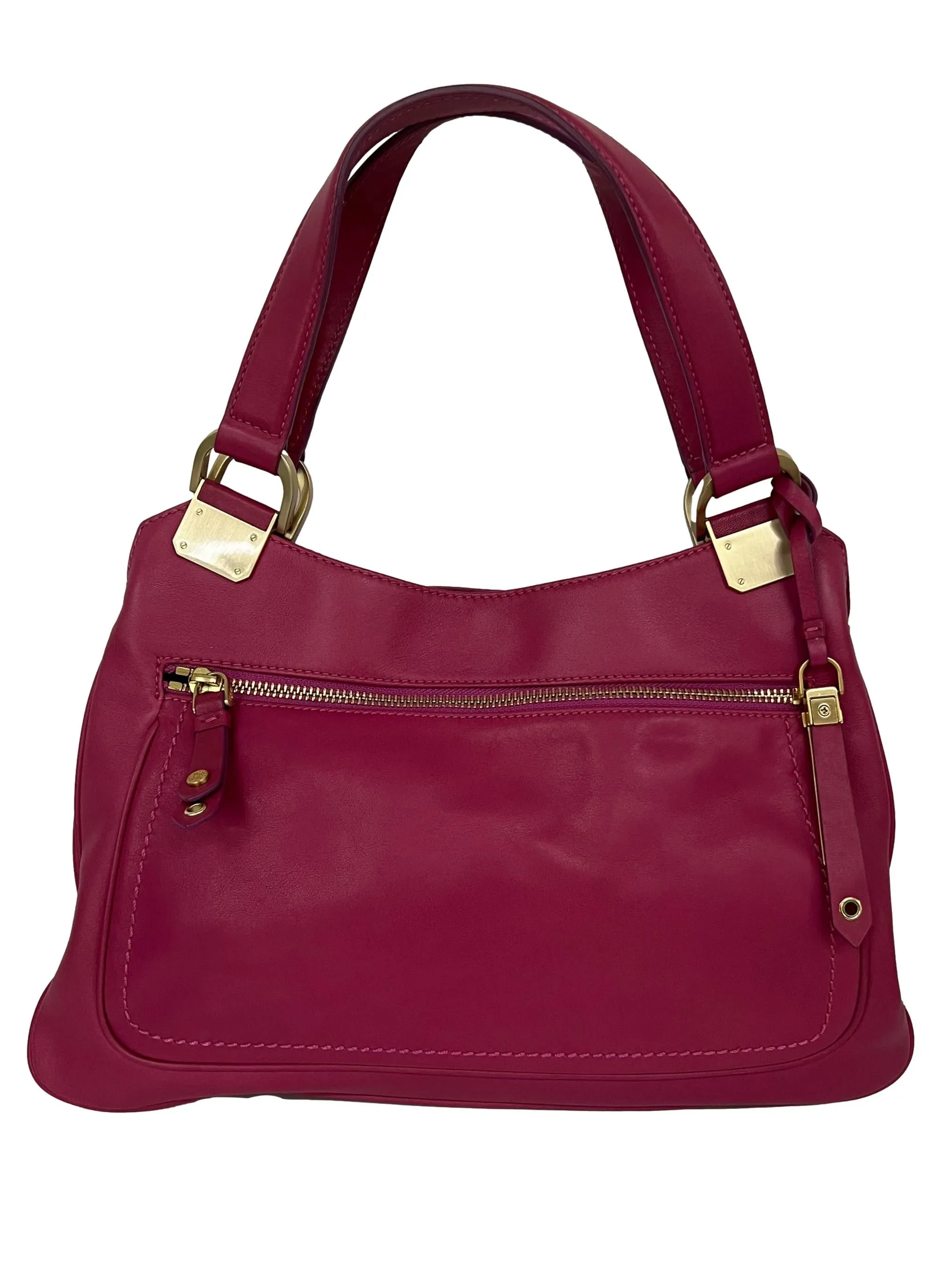 Pink Leather Cole Haan Handbag