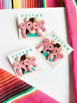 Pink Pearl Bows