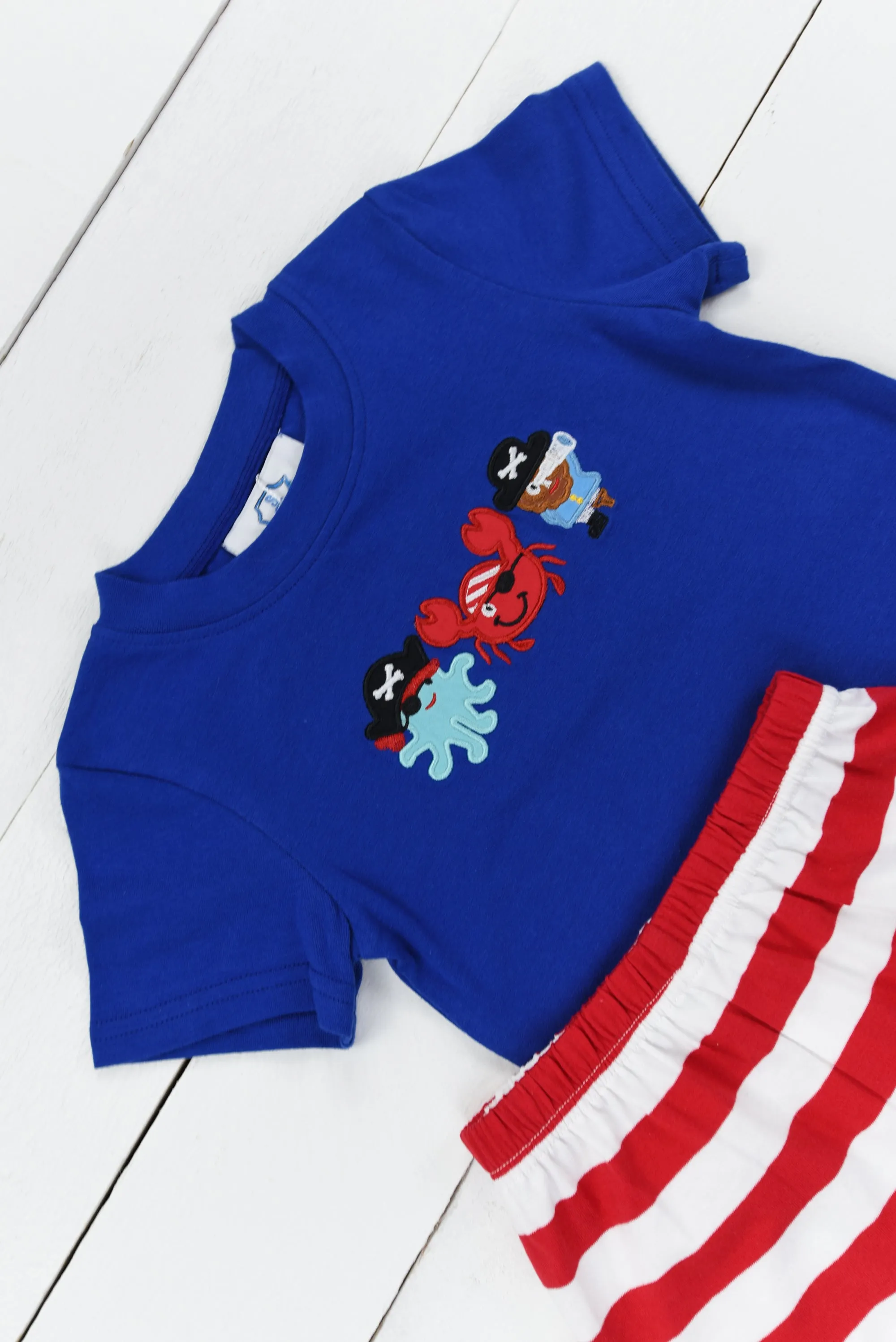 Pirate Applique Short Set