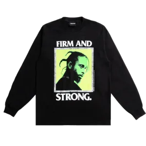 Popcaan Firm and Strong L/S - Black