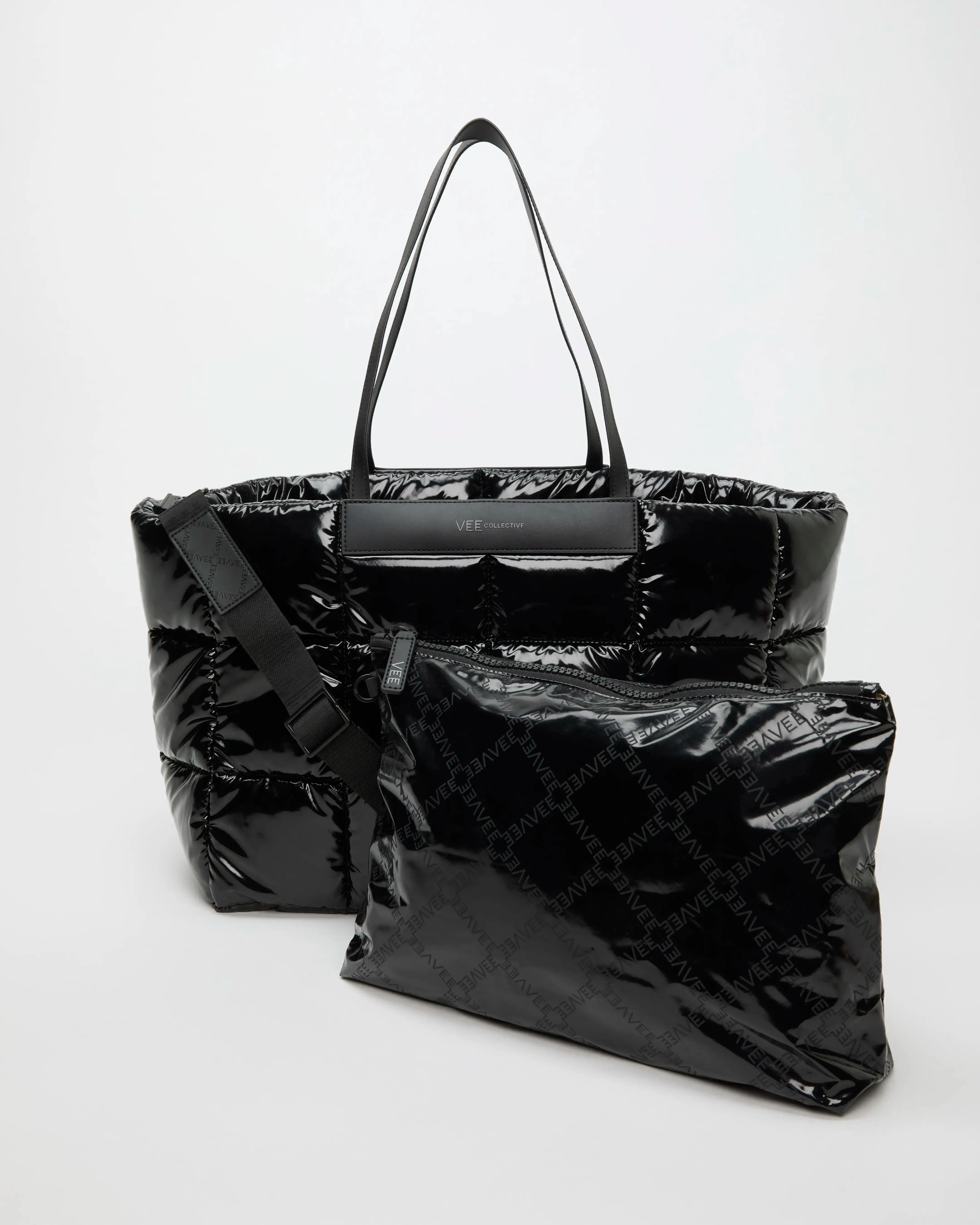 Porter Marché  Large Black Vinyl