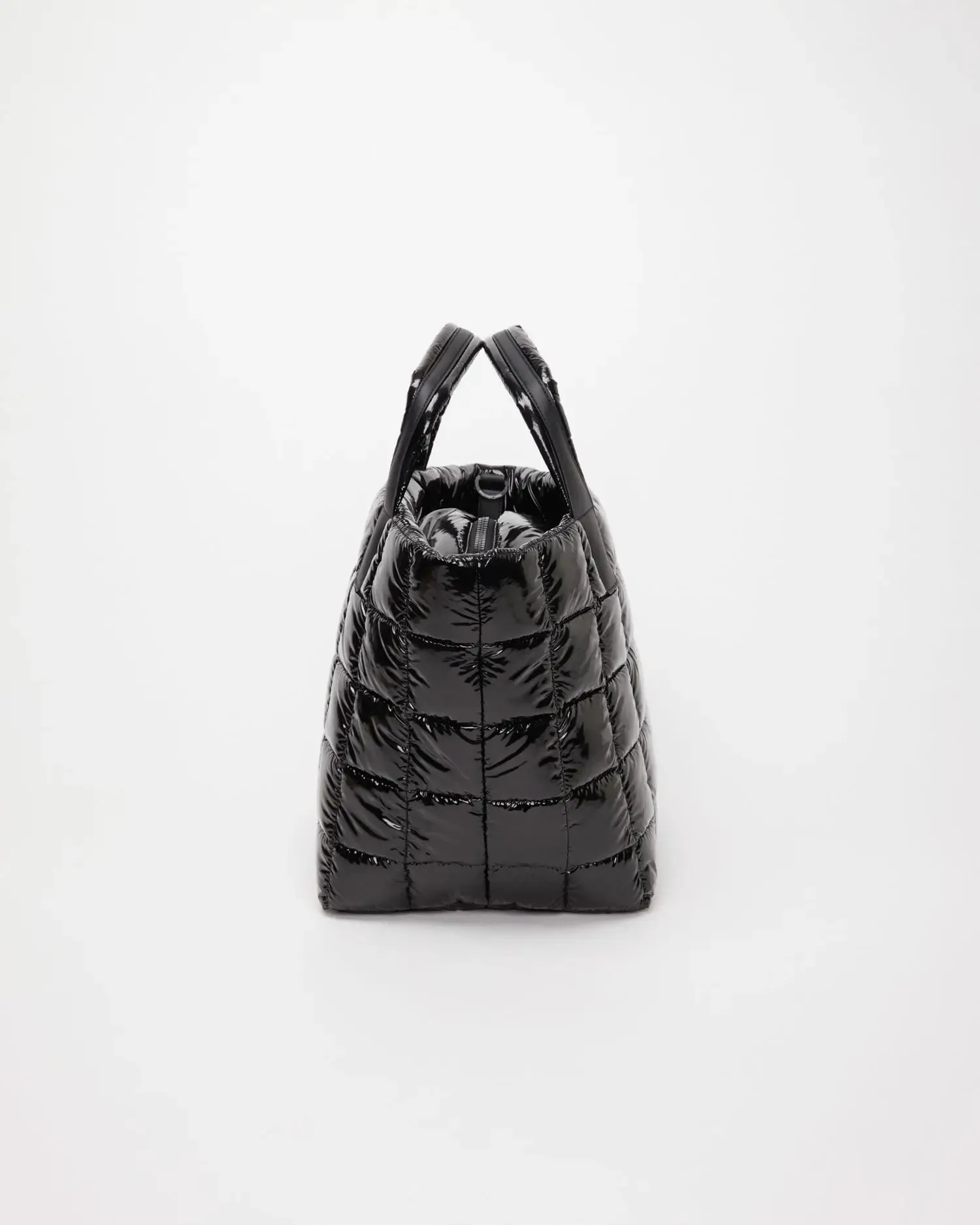 Porter Tote Medium Black Vinyl
