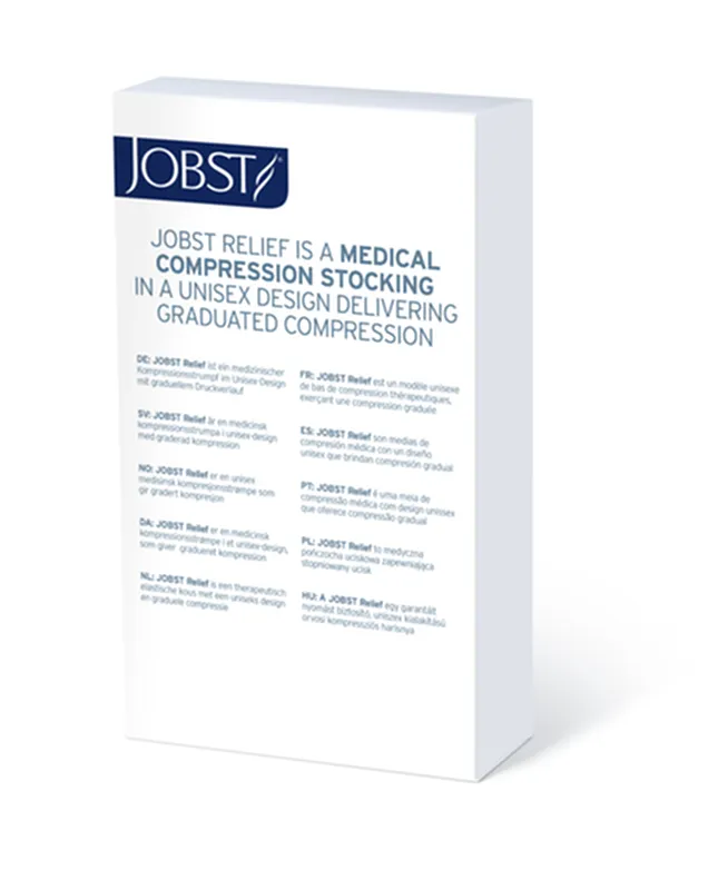 PR/1  JOBST MEDICAL LEG WEAR, UNISEX, KNEE HIGH, 20-30MMHG, SM, BEIGE, CLOSED TOE