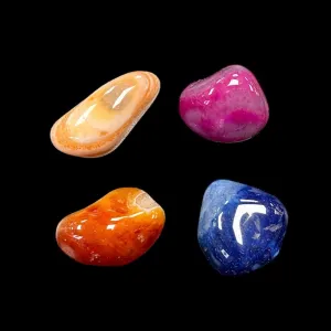 Premium Fancy Agate Tumble - Grounding & Clarity