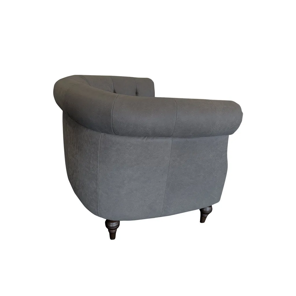 Prince Occasional Chair - Urban Sofa Grey Leather