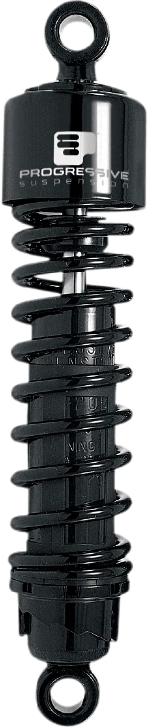 Progressive Suspension 412-4046B 412 Series 12in. Shocks with Covers - Black