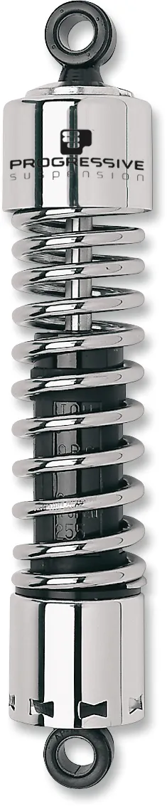 Progressive Suspension 412-4081C 412 Series 12in. Shocks - Chrome
