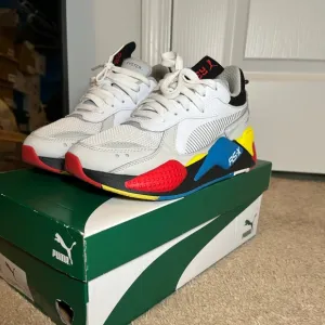 Puma RS-X : Junior 5C/Men’s 5/Women’s 7White/Gray/Yellow/Red/Blue