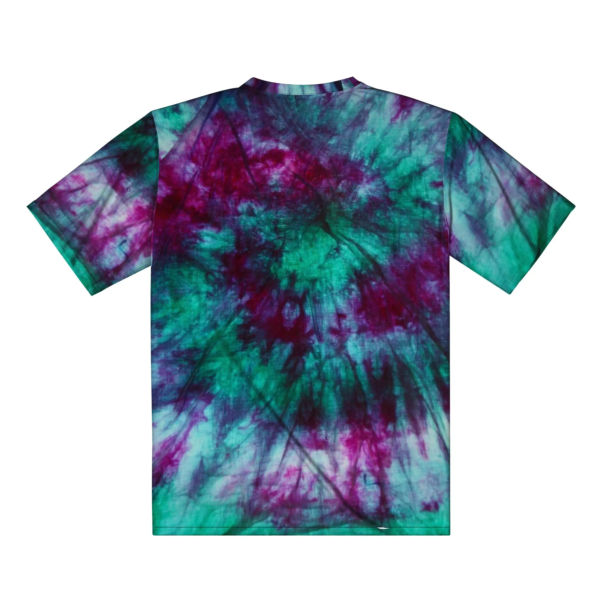 Purple /Teal Tie Dyed All Over Print Premium Men/Unisex Premium T-shirt