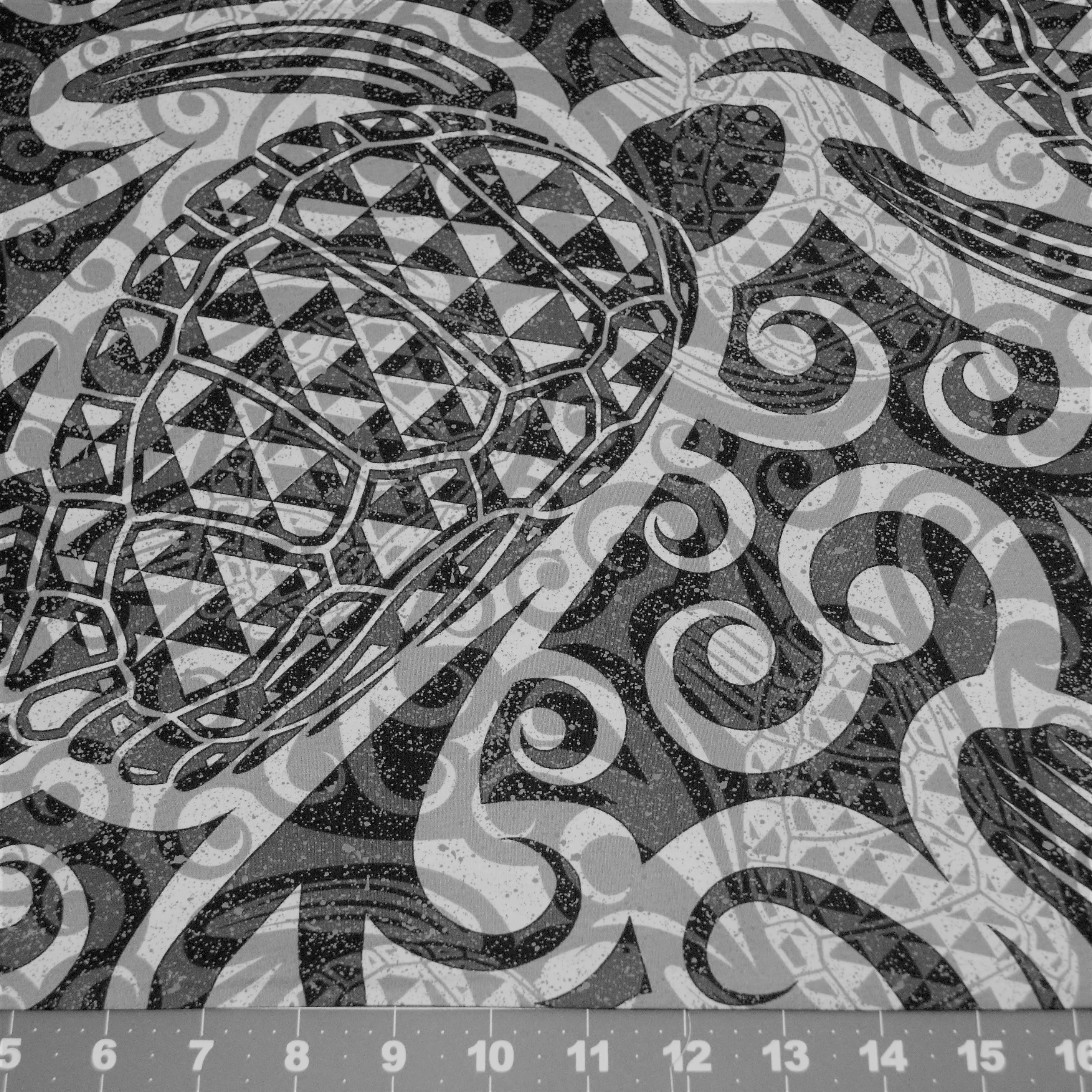 Quarter Bundle x 4  Tapa/Tribal Black & White
