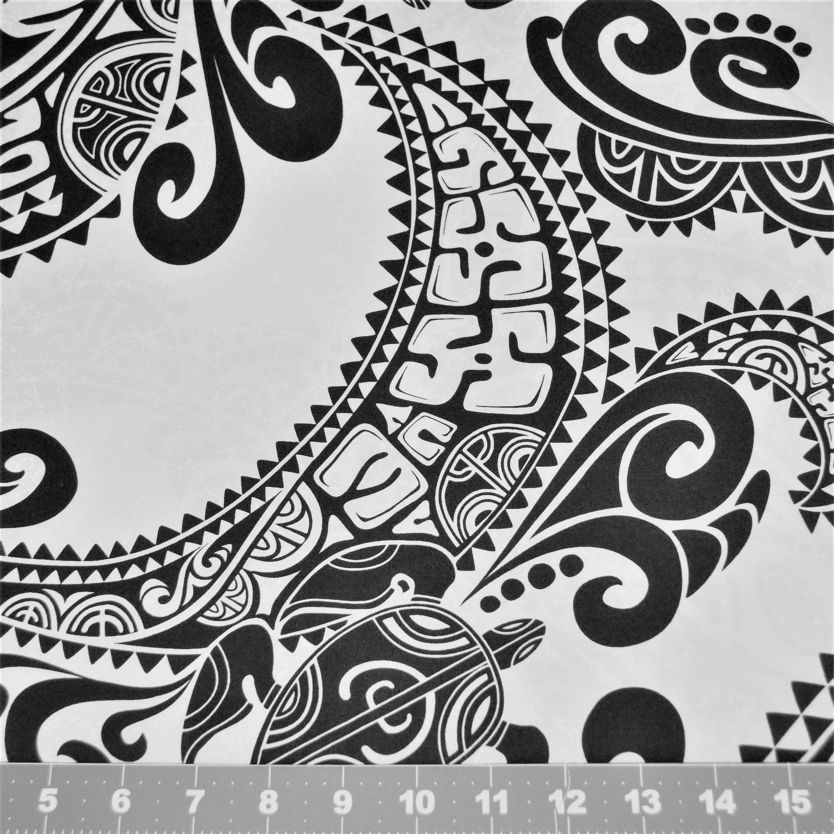 Quarter Bundle x 4  Tapa/Tribal Black & White