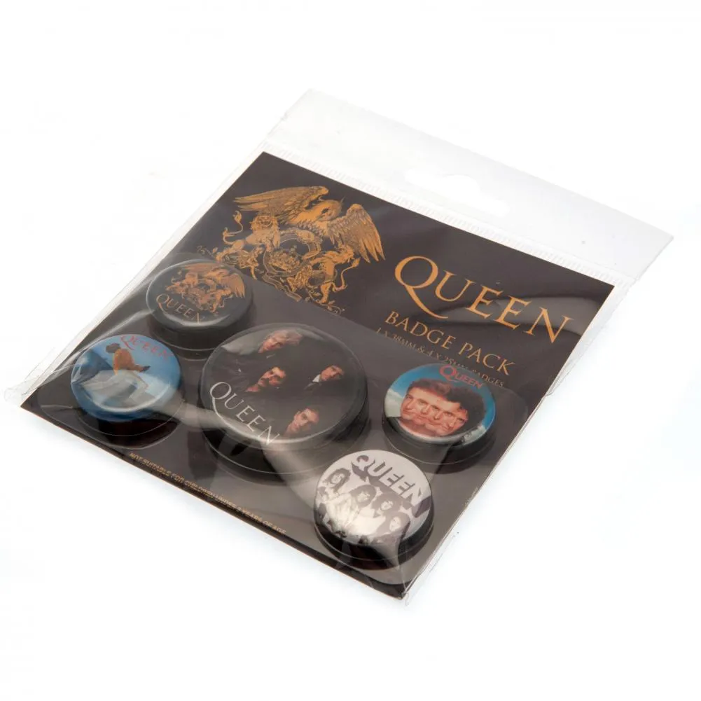 Queen Button Badge Set