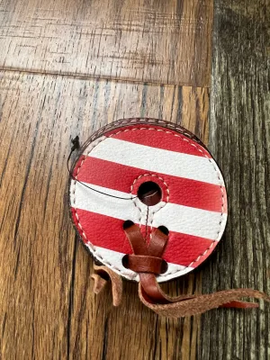 Red & White Striped Bit Guards