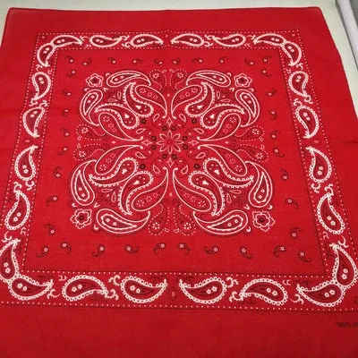 Red White Bandana