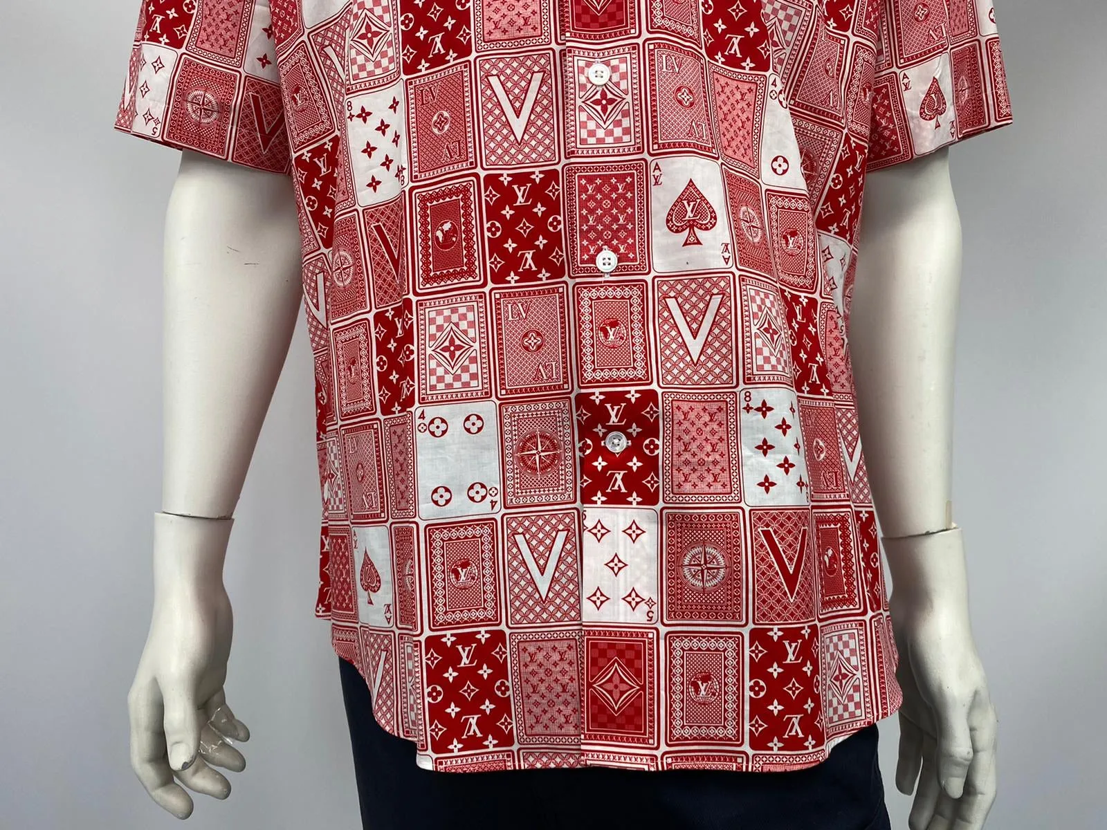 Regular Fit Short Sleeve Card Shirt