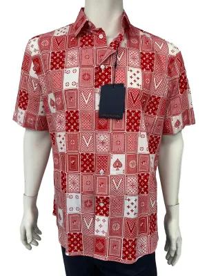 Regular Fit Short Sleeve Card Shirt