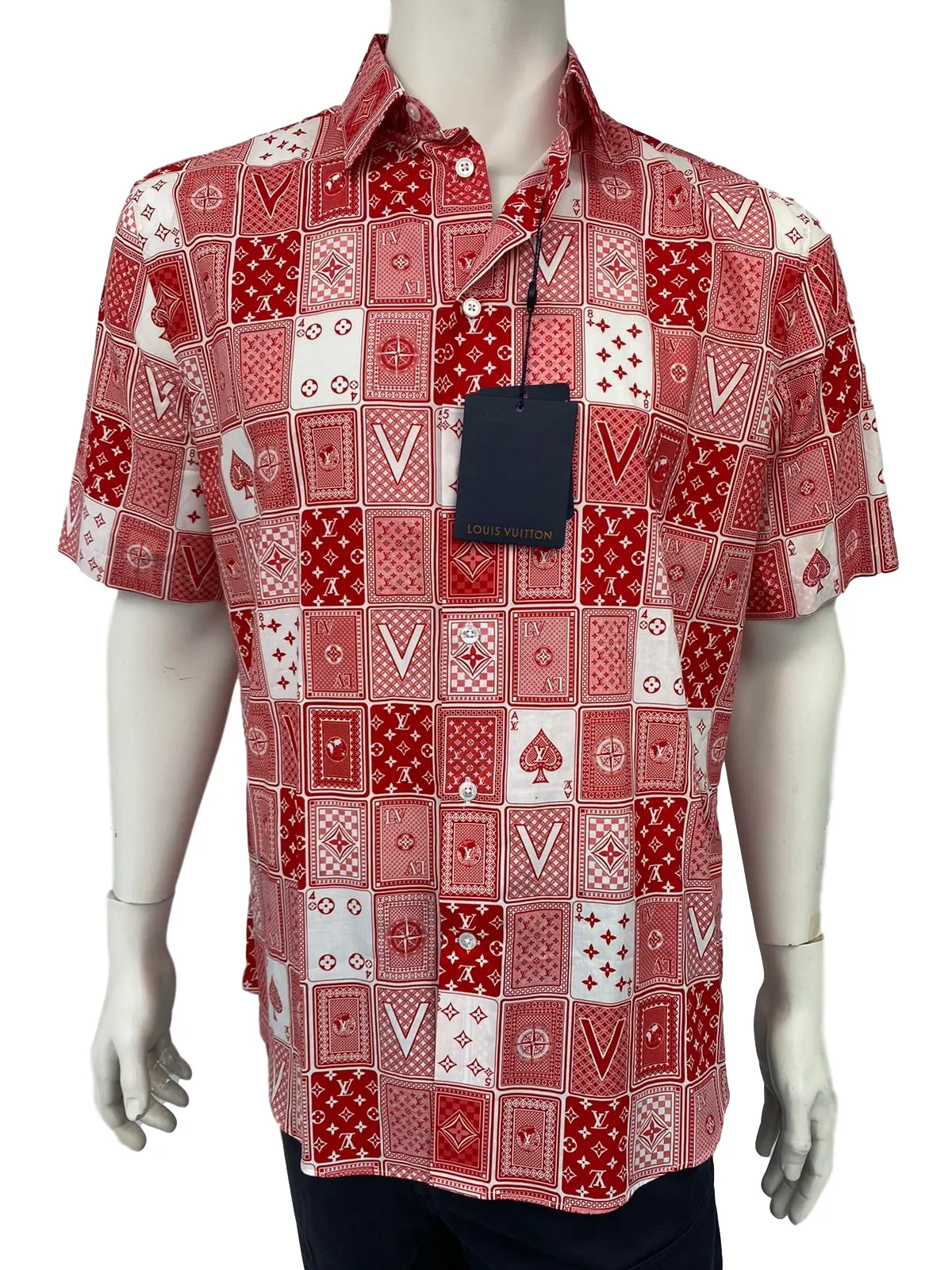 Regular Fit Short Sleeve Card Shirt