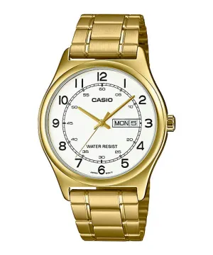 Reloj casual correa de Acero inoxidable MTP-V006G-7B