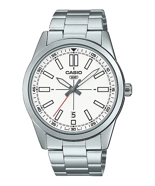 Reloj casual correa de Acero inoxidable MTP-VD02D-7E