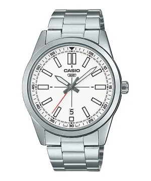 Reloj casual correa de Acero inoxidable MTP-VD02D-7E