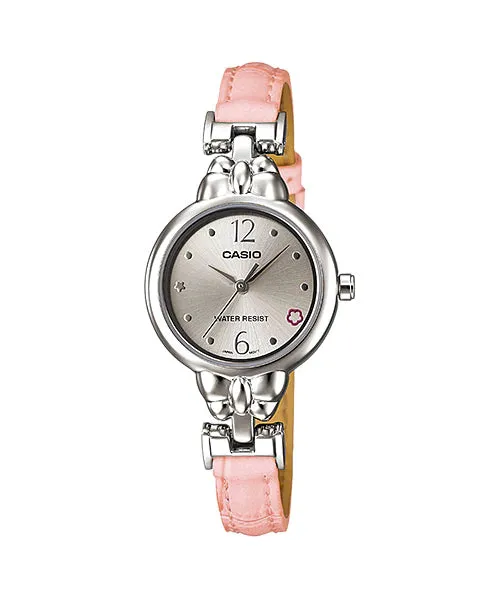 Reloj casual correa de cuero LTP-1385L-7A2